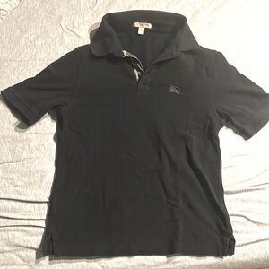 Burberry Black Polo Shirt